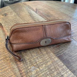 Fossil small pencil/makeup pouch